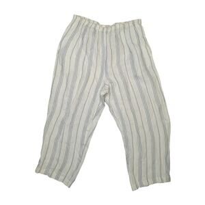 Eskandar Neiman Marcus Striped Linen Pants Size 1 Oversized Lagenlook